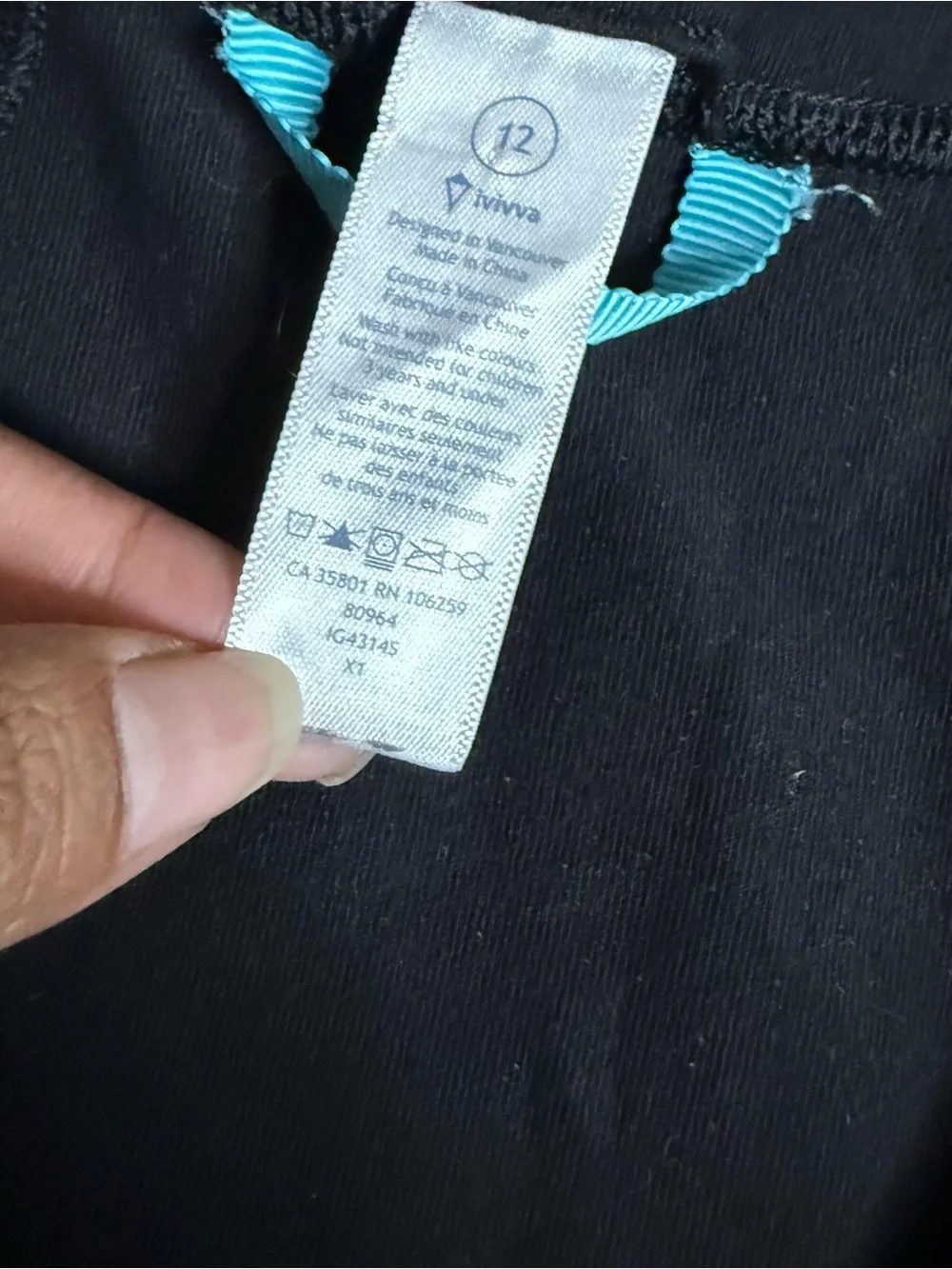 Ivivva By Lululemon Black Perfect Your Practice Jacket